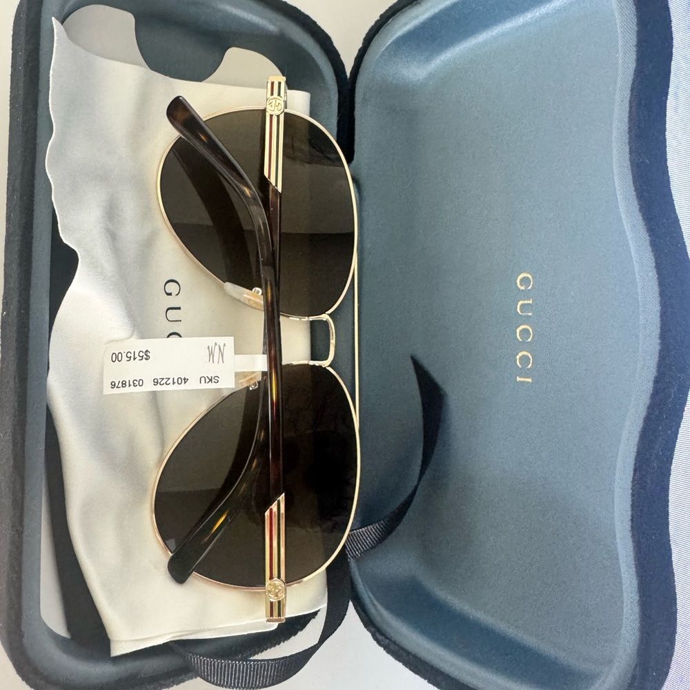 Gucci unisex aviator sunglasses